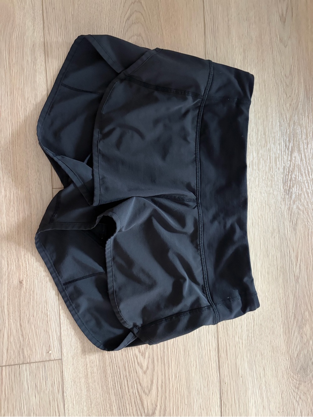 lululemon athletica Black High-Rise Athletic Shorts